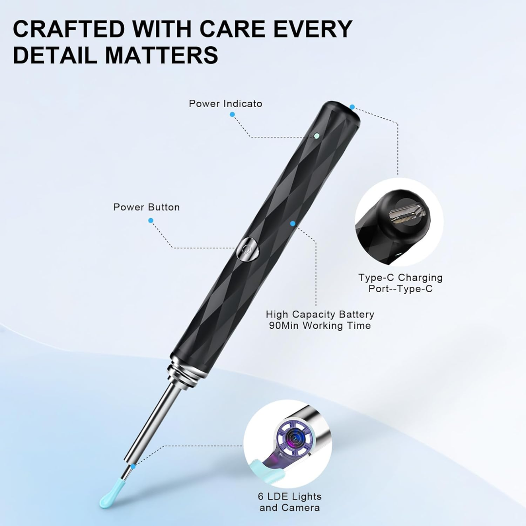 Limpiador de Oídos con cámara